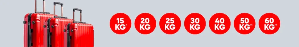 エアアジアで預けられる荷物は何キロまで？